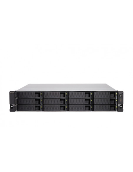 QNAP TS-H1886XU-RP-R2 NAS Armadio (3U) Intel® Xeon® D D-1622 32 GB DDR4 0 TB QuTS hero Nero, Grigio