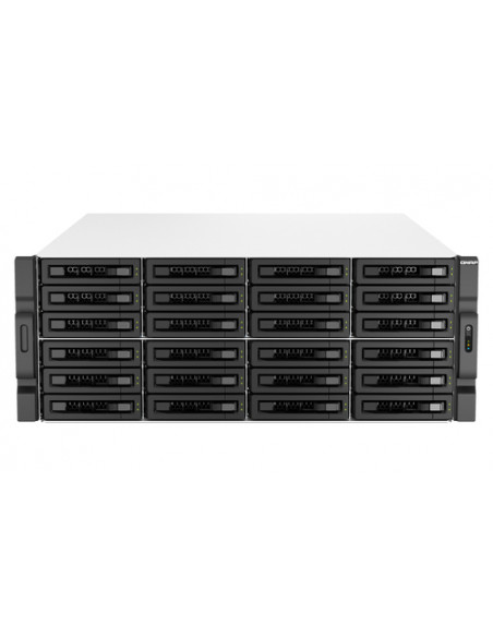 QNAP TS-H3087XU-RP NAS Armadio (4U) Intel Xeon E E-2378 64 GB DDR4 0 TB QuTS hero Nero, Bianco