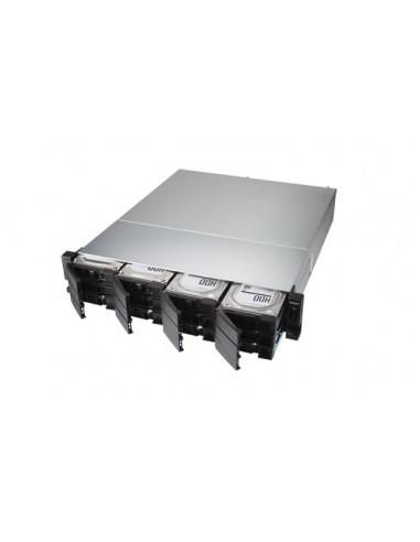 QNAP TS-H1886XU-RP-R2 NAS Armadio (3U) Intel® Xeon® D D-1622 32 GB DDR4 0 TB QuTS hero Nero, Grigio