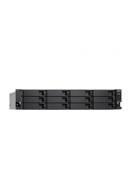 QNAP TS-H1886XU-RP-R2 NAS Armadio (3U) Intel® Xeon® D D-1622 32 GB DDR4 0 TB QuTS hero Nero, Grigio