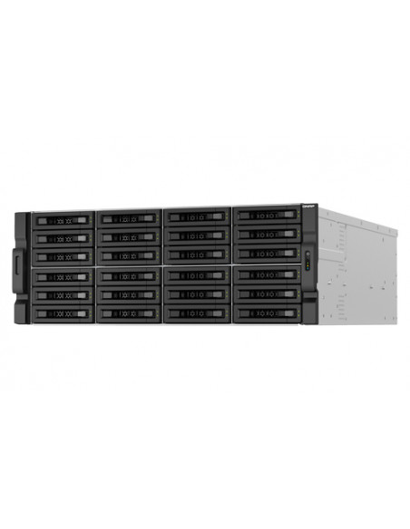 QNAP TS-H3087XU-RP NAS Armadio (4U) Intel Xeon E E-2378 64 GB DDR4 0 TB QuTS hero Nero, Bianco