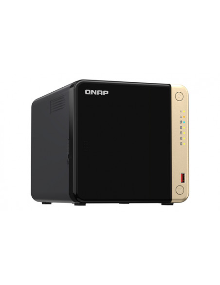 QNAP TS-464 NAS Tower Intel® Celeron® N5095 8 GB DDR4 0 TB QNAP QTS Nero
