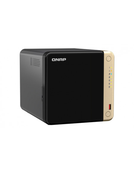 QNAP TS-464 NAS Tower Intel® Celeron® N5095 8 GB DDR4 0 TB QNAP QTS Nero