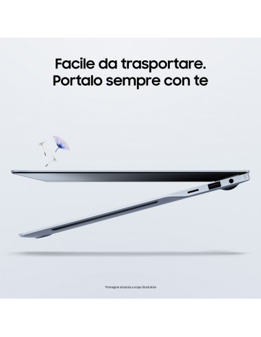 Samsung Galaxy Book4 Edge Laptop, Elite X, 16GB RAM, 512GB SSD, 14" Super AMOLED, Windows 11 Home, Sapphire Blue