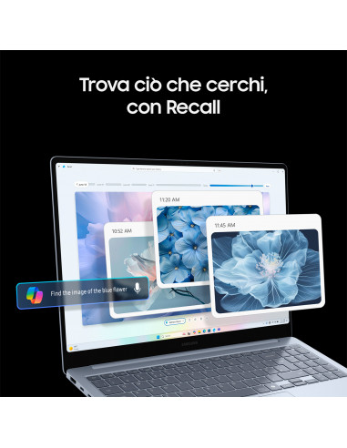 Samsung Galaxy Book4 Edge Laptop, Elite X, 16GB RAM, 512GB SSD, 14" Super AMOLED, Windows 11 Home, Sapphire Blue