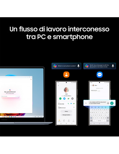 Samsung Galaxy Book4 Edge Laptop, Elite X, 16GB RAM, 512GB SSD, 14" Super AMOLED, Windows 11 Home, Sapphire Blue