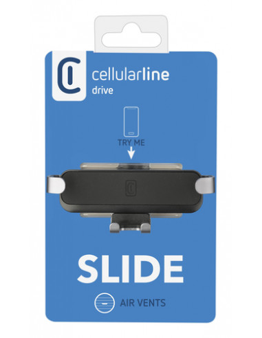 Cellularline Slide Supporto smartphone da auto per alette di aerazione