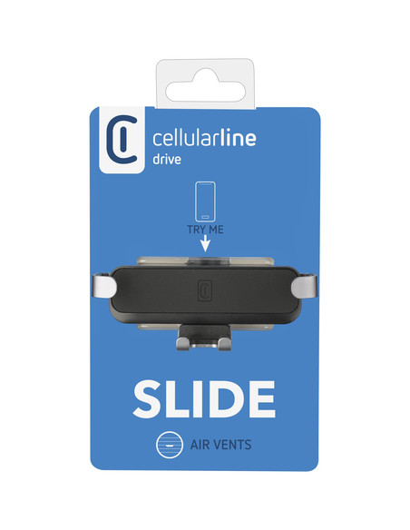 Cellularline Slide Supporto smartphone da auto per alette di aerazione