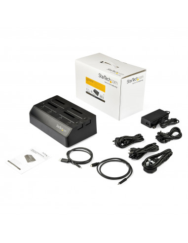 StarTech.com Docking Station per 4 HDD/SSD SATA da 2,5/3,5" - Dock USB 3.1 (10Gbps) con UASP