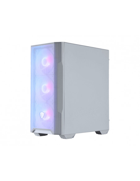 MSI MAG FORGE M100R Midi Tower Trasparente, Bianco