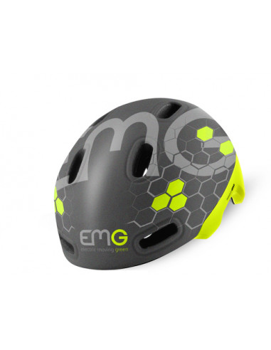 EMG HM 09 CASCO MONOPATTINO/BICICLETTA OMOLOGAZIONE EU L GRIGIO