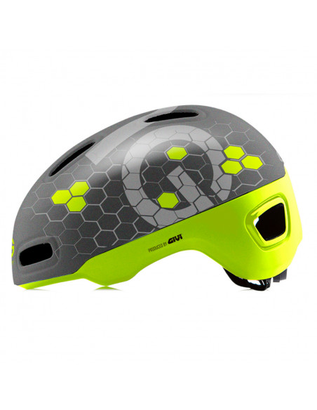 EMG HM 09 CASCO MONOPATTINO/BICICLETTA OMOLOGAZIONE EU L GRIGIO