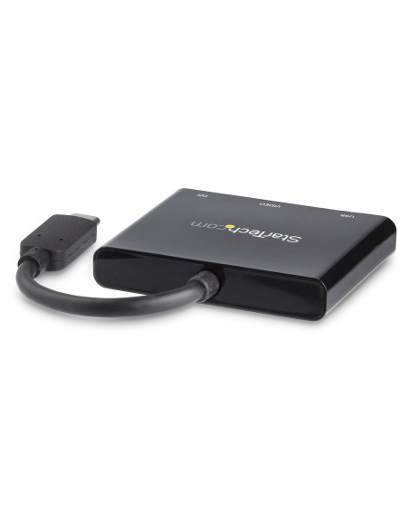 StarTech.com Adattatore multifunzione USB-C a HDMI 4K con fornitura di alimentazione e porta USB-A