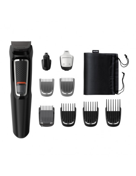 Philips MULTIGROOM Series 3000 rasoio rifinitore all-in-one 9 in 1 con 9 accessori per barba, capelli e naso MG3740/15