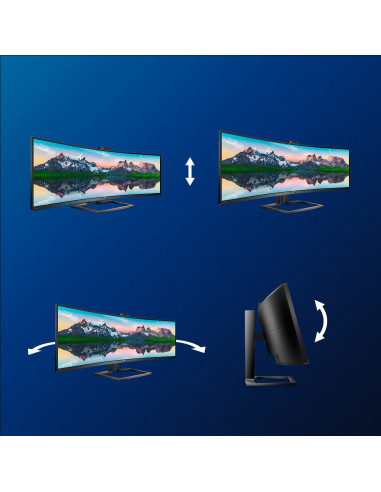 Philips P Line Display LCD curvo in 32:9 SuperWide 499P9H/00