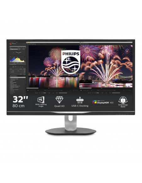 Philips P Line Monitor LCD con dock USB-C 328P6AUBREB/00