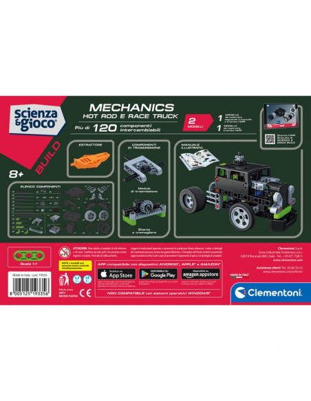 Clementoni Science & Jeu construction HOT ROD E RACE TRUCK