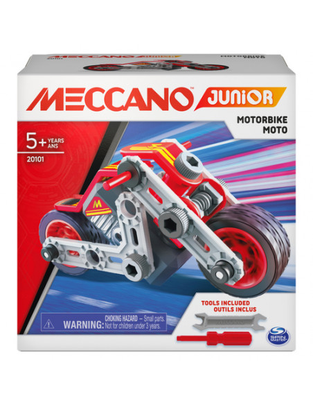 Meccano Junior - Veicoli a Sorpresa, pezzi in plastica per bambini dai 5 anni