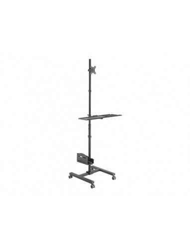 Equip Postazione di lavoro mobile con monitor singolo da 17"-32”