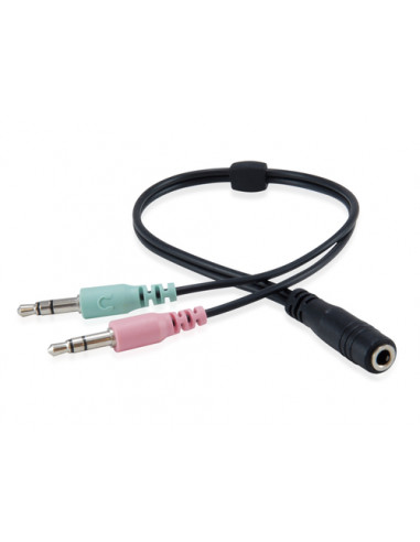 Equip Chat Headset Auricolare Cablato A Padiglione Musica e Chiamate Nero