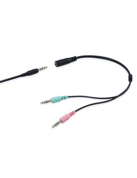 Equip Chat Headset Auricolare Cablato A Padiglione Musica e Chiamate Nero