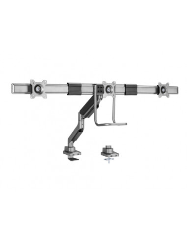 Equip Staffa di montaggio da scrivania per monitor tripli da 17” a 27”