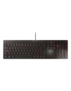 CHERRY KC 6000 Slim tastiera Universale USB QWERTZ Tedesco Nero