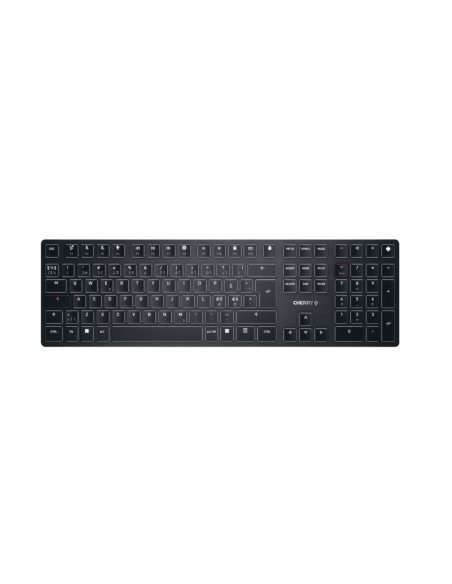 CHERRY KW X ULP tastiera Universale USB + RF Wireless + Bluetooth QWERTY Nordic Nero