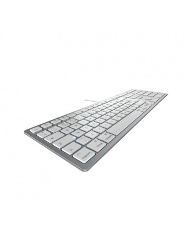 CHERRY KC 6000C FOR MAC tastiera Universale USB QWERTY Inglese Argento