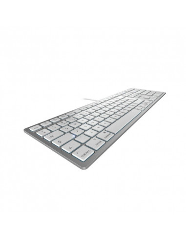 CHERRY KC 6000C FOR MAC tastiera Universale USB QWERTY Inglese US Argento