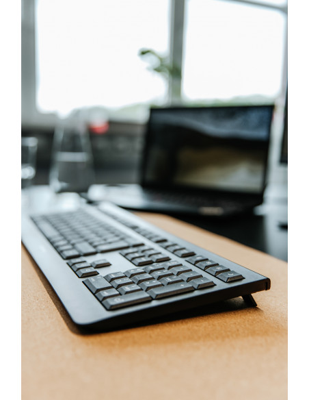 CHERRY KW 3000 tastiera Universale RF Wireless QWERTY Inglese Nero