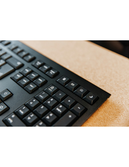 CHERRY KW 3000 tastiera Universale RF Wireless QWERTY Inglese Nero