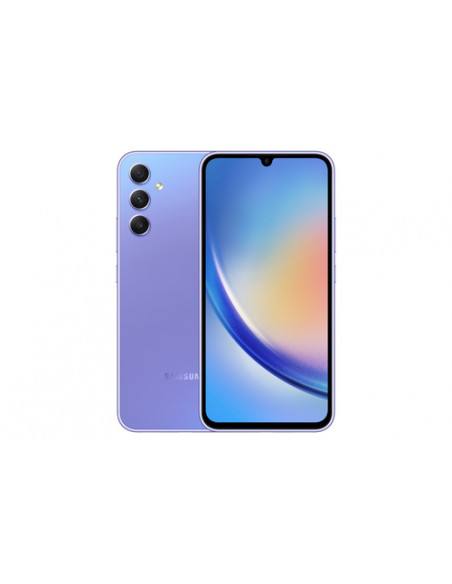 Samsung Galaxy A34 5G Display FHD+ Super AMOLED 6.6”, Android 13, 6GB RAM, 128GB, Doppia SIM, Batteria 5.000 mAh, Awesome Viol