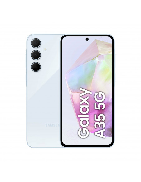 Samsung Galaxy A35 5G Display FHD+ Super AMOLED 6.6”, Android 14, 6GB RAM, 128GB, Dual SIM, Batteria 5.000 mAh, Awesome Iceblu