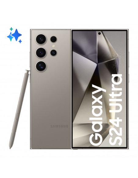 Samsung Galaxy S24 Ultra Smartphone AI, Display 6.8'' QHD+ Dynamic AMOLED 2X, Fotocamera 200MP, RAM 12GB, 512GB, 5.000 mAh, Tita