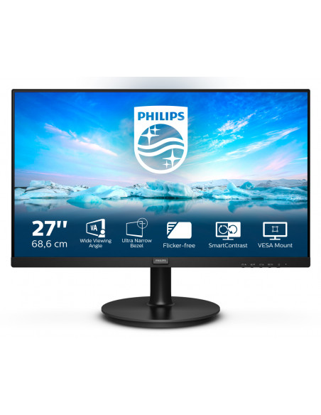 Philips V Line 271V8LA/00 LED display 68,6 cm (27") 1920 x 1080 Pixel Full HD Nero