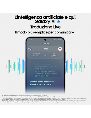 Samsung Galaxy S24 Smartphone AI, Display 6.2'' FHD+ Dynamic AMOLED 2X, Fotocamera 50MP, RAM 8GB, 256GB, 4.000 mAh, Onyx Black