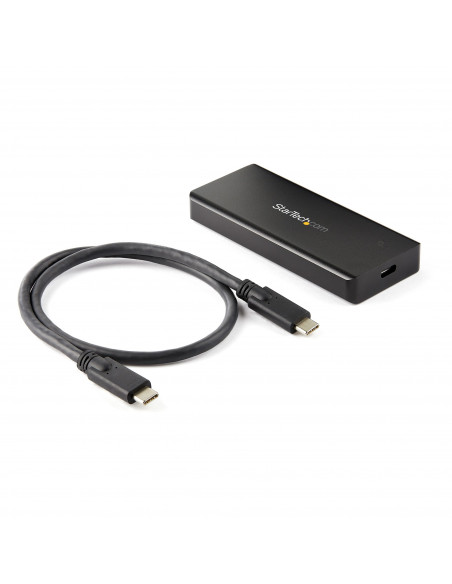 StarTech.com Enclosure SSD PCIe M.2 NVMe USB-C 10 Gbps - Custodia esterna robusta in alluminio M.2 PCIe M-Key Classificazione IP
