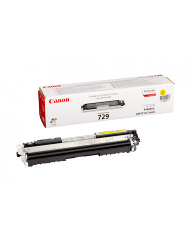 Canon 729 Y cartuccia toner 1 pz Originale Giallo