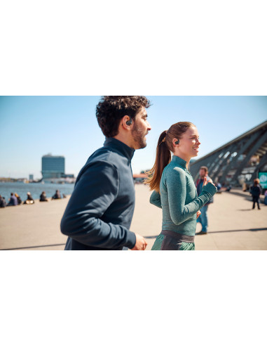 Philips Serie 6000 TAA6709BK/00 cuffia e auricolare True Wireless Stereo (TWS) A clip Sport Bluetooth Nero, Rosso