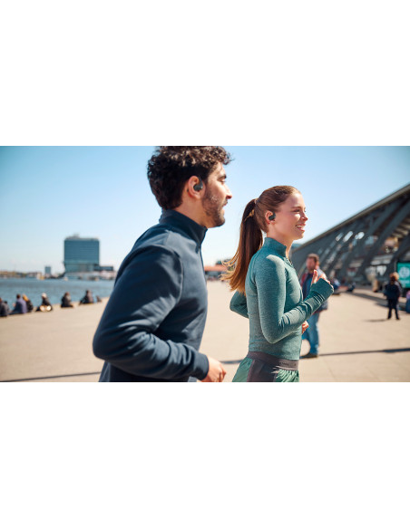 Philips Serie 6000 TAA6709BK/00 cuffia e auricolare True Wireless Stereo (TWS) A clip Sport Bluetooth Nero, Rosso