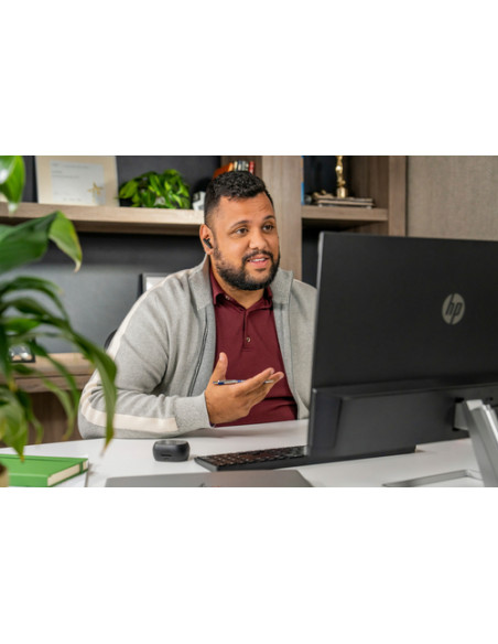 POLY Auricolari bianco sabbia Voyager Free 60+ UC M + Adattatore BT700 USB-C + Custodia di ricarica touchscreen