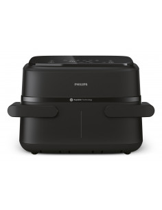 Philips Serie 1000 Airfryer con cestello flexi/doppio, friggitrice ad aria da 7.1L, 10 metodi di cottura, App per ricette NA150/