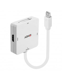 Lindy 41035 cavo e adattatore video 0,2 m Bianco