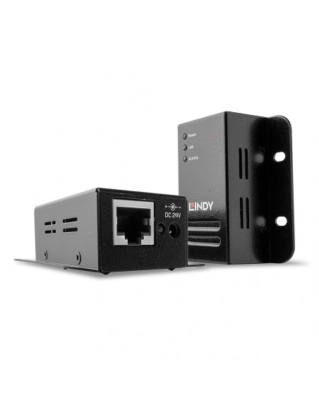 Lindy 42680 moltiplicatore di rete Ricevitore e trasmettitore di rete Nero