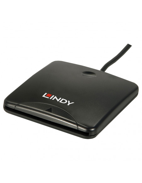 Lindy 42768 lettore di carte magnetiche USB Nero