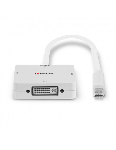 Lindy 41035 cavo e adattatore video 0,2 m Bianco