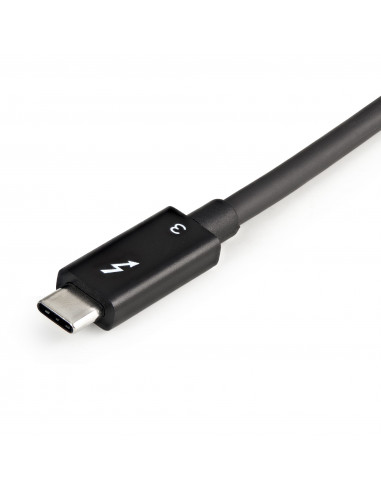 StarTech.com Adattatore Thunderbolt 3 a doppio monitor DisplayPort DP 1.4 8K - Doppio 4K 60Hz o singolo 8K/5K Thunderbolt 3 a DP