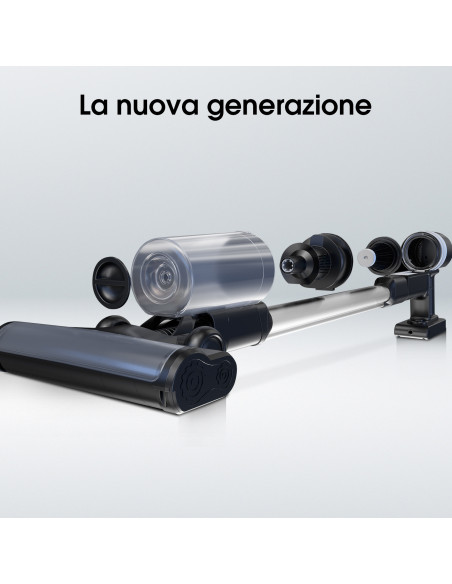 Hisense HVC6464A scopa elettrica Aspirapolvere a bastone 2 in 1 Batteria Secco HEPA Senza sacchetto Nero