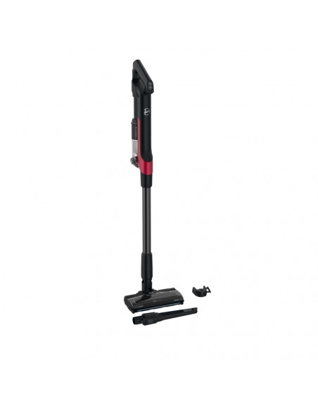 Hoover HF210H 011 Aspirapolvere a bastone 2 in 1 Batteria Secco EPA Senza sacchetto 165 W Nero, Rosso